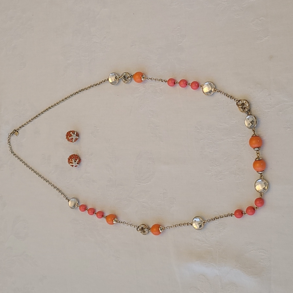 Banana Republic,  necklace and earrings